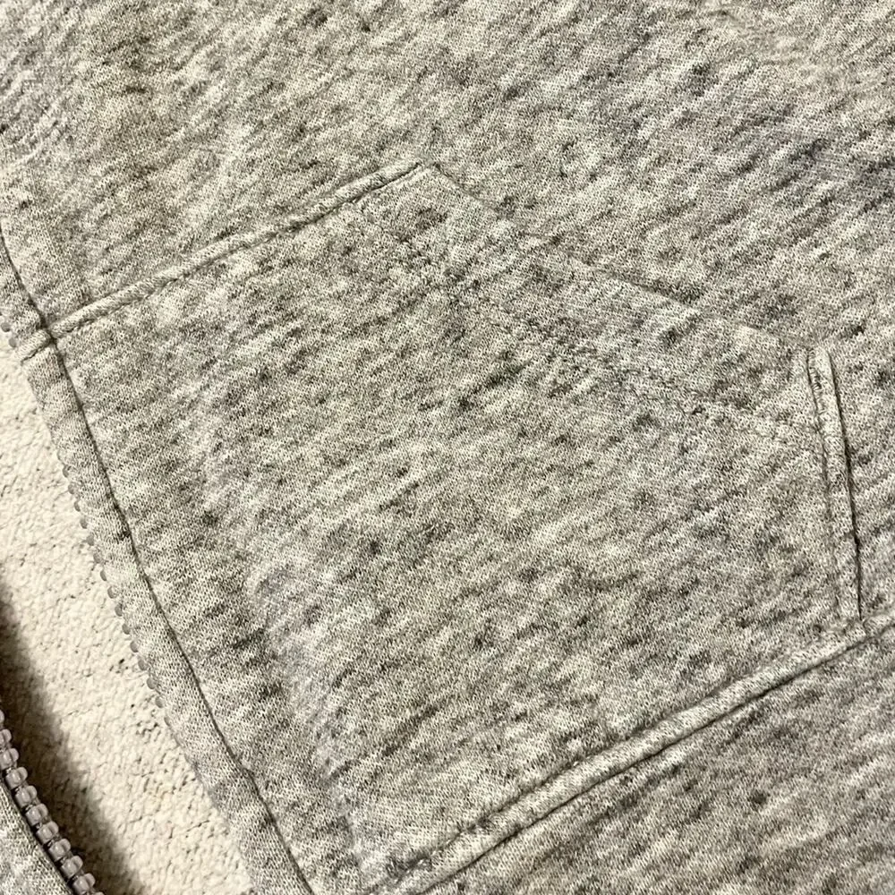 Old Navy Zip Up Hoodie Sweatshirt Kids 3T | Heathered Gray Wardrobe Basic